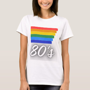 80s Retro Rainbow Vintage Women's T-Shirt