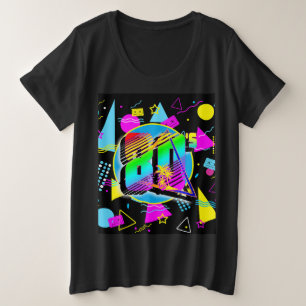 80'S RETRO VINTAGE OLD SCHOOL STYLE PLUS SIZE T-Shirt
