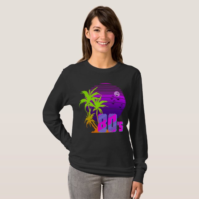 80s retro vintage sunset T-Shirt (Front Full)