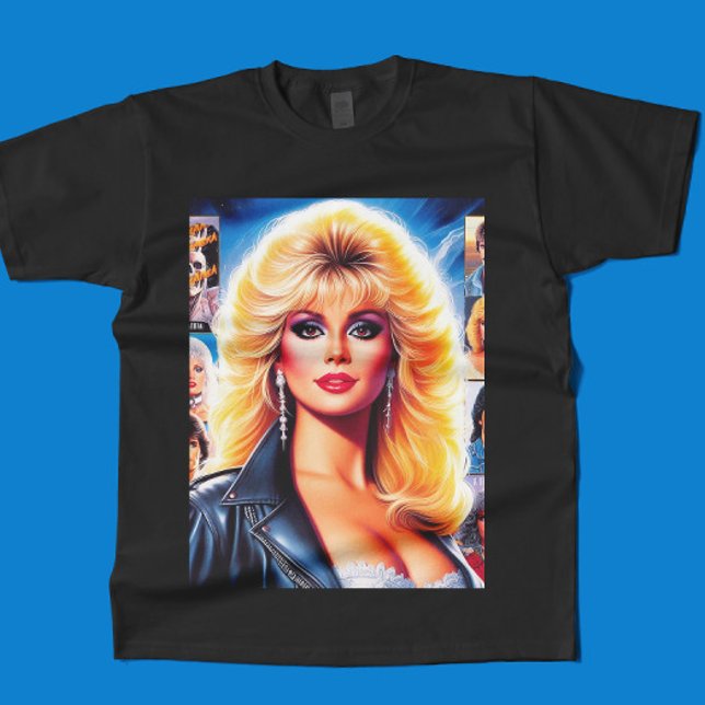 80s Retrowave Woman T-Shirt (Creator Uploaded)