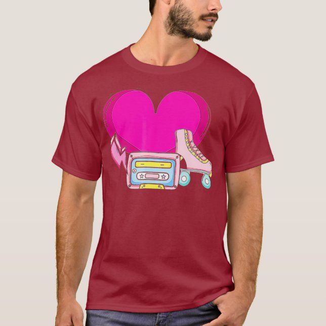 80s Roller Disco Derby Costume T-Shirt (Front)