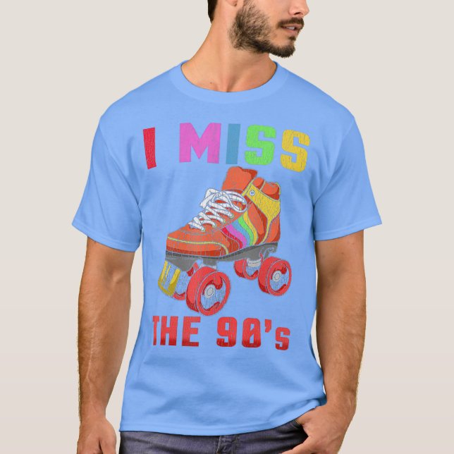 80s Rollerskates T Shirt Vintage Roller Skating (Front)