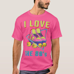 80'S Rollerskates T Shirt Vintage Roller Skating D