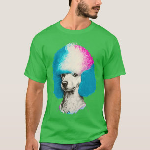 80s Style Bouffant Poodle T-Shirt