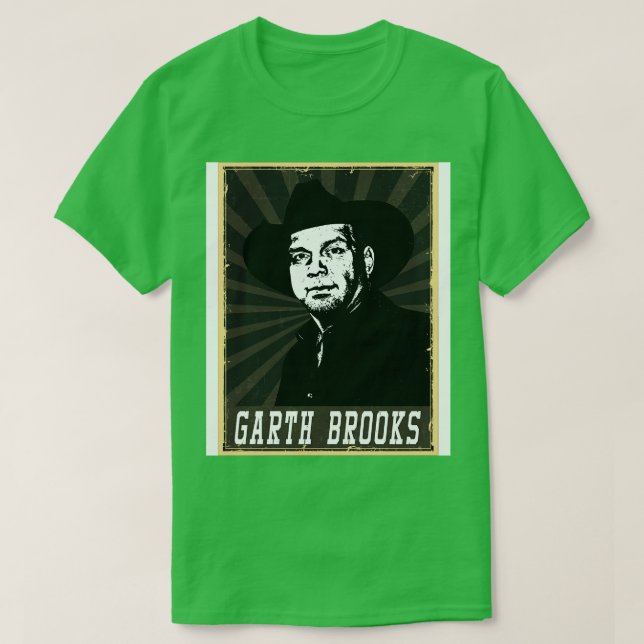 80s Style Garth Brooks TShirt (Design Front)