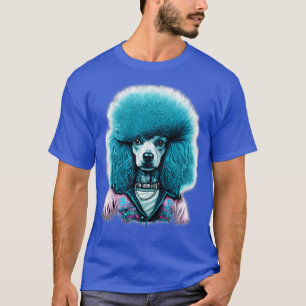 80s Style Poodle With Mullet T-Shirt