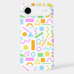 80s Style Shape Pattern Color on White