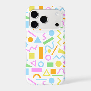 80s Style Shape Pattern Color on White