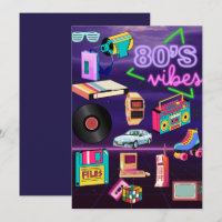 80's Vibe Greeting Card