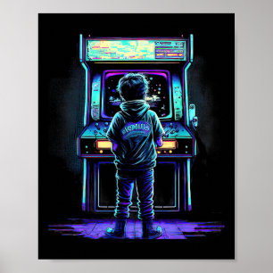 80s Video Game Vintage Retro Arcade 3  Poster