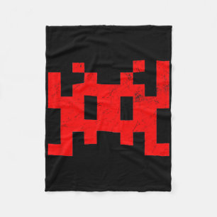 80s Video Game Vintage Retro Arcade Fleece Blanket