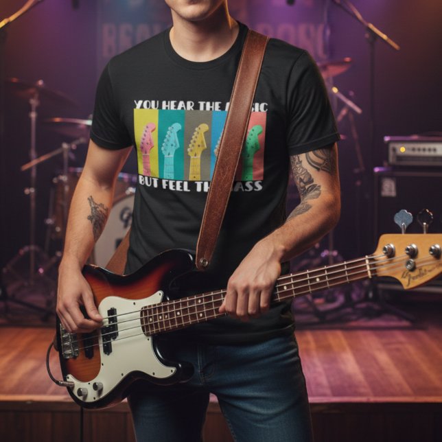 80s vintage music bass Guitar love T-Shirt (Creator Uploaded)