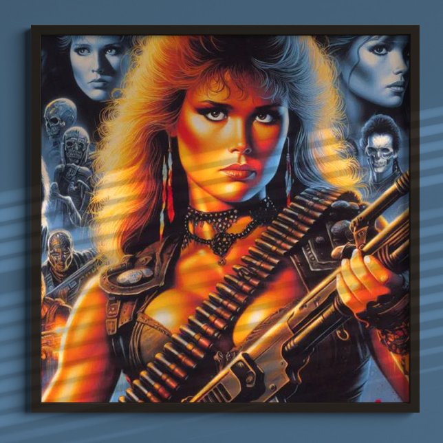 80s Warrior Woman Poster (Creator Uploaded)