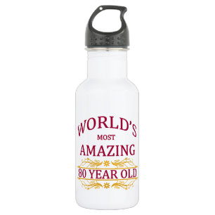 80th. Birthday 532 Ml Water Bottle