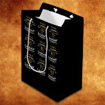 80th Birthday Black Gold  Legendary Retro Medium Gift Bag<br><div class="desc">Vintage Black Gold Elegant gift bag - Personalised 80th Birthday Celebration bag. Celebrate your milestone 80th birthday with a touch of elegance, class, and sweetness! Our Vintage Black Gold gift bags are the perfect way to make your mark with personalised birthday favours. Every bag has a rich and luxurious black...</div>