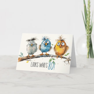 80th Birthday Card
