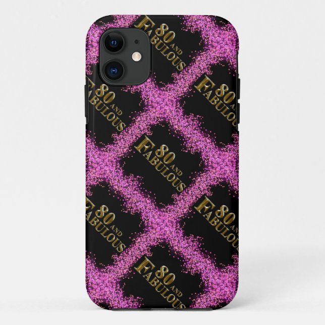 80th Birthday  Case-Mate iPhone Case (Back)