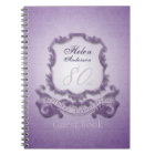 80th Birthday Celebration Vintage Frame Guest Book