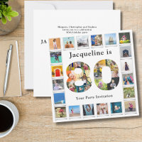 80th Birthday Design Your own Photo Collage