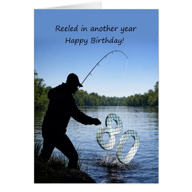 80th Birthday Fisherman  (Front)