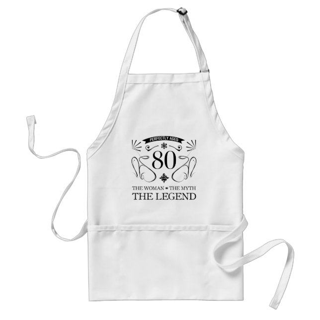 80th Birthday For Women Standard Apron (Front)