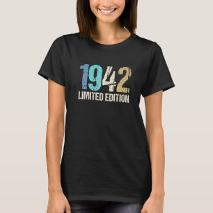 80th Birthday Ladies Mens 80 Years 1942 15 T-Shirt