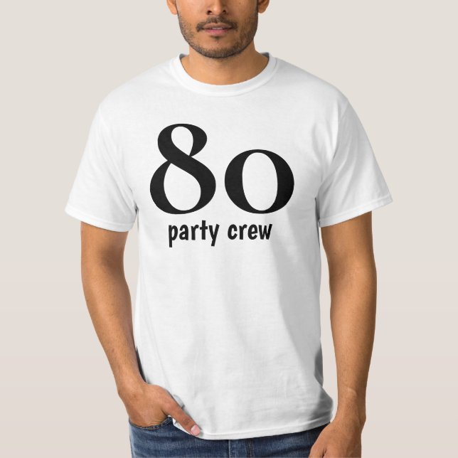 80th Birthday Men's Basic T-Shirt (Front)