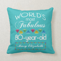 80th Birthday Most Fabulous Colourful Gem