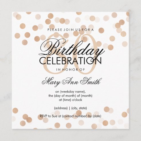 80th Birthday Invitations | Zazzle.co.nz