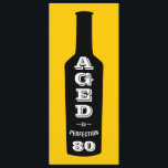 80th Birthday Party Invitation Aged to Perfection<br><div class="desc">A great birthday party toast for the 80 year old wine-loving lush in your life! This wine bottle design labelled with "Aged to Perfection" lets everyone know your oenophile has great taste, a great sense of humour and a great vintage. Give it as an over-the-hill roast gift or for their...</div>