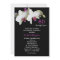 80th Birthday Party Invitation Orchids