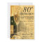 80th Birthday Party Invitations