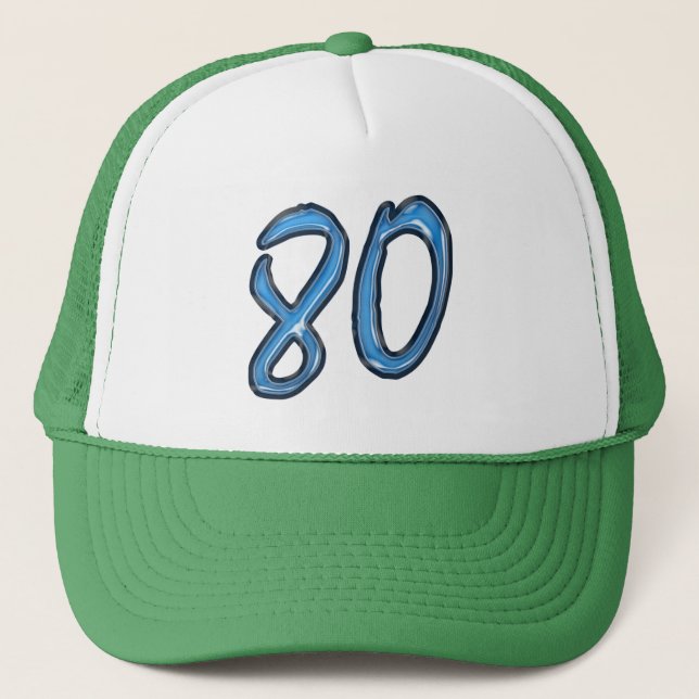 80th Birthday Party Trucker Hat (Front)