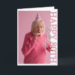 80th Birthday Photo college Card<br><div class="desc">80th Birthday Photo Frame Card Celebrate eighty incredible years with this 80th Birthday photo frame card, featuring a square cutout to display a favourite photo. The bold “80th Birthday” overlay makes it a perfect way to mark this remarkable life milestone. Personalise the card with your own photo and custom message...</div>