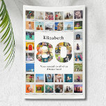 80th Birthday Photo Template Banner<br><div class="desc">Make that special person feel very loved with this wonderful photo banner birthday gift. Add your favourite images to create a heartfelt keepsake with loving memories.</div>
