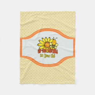 80th Birthday - Unbelievable at 80 Years Old Fleece Blanket