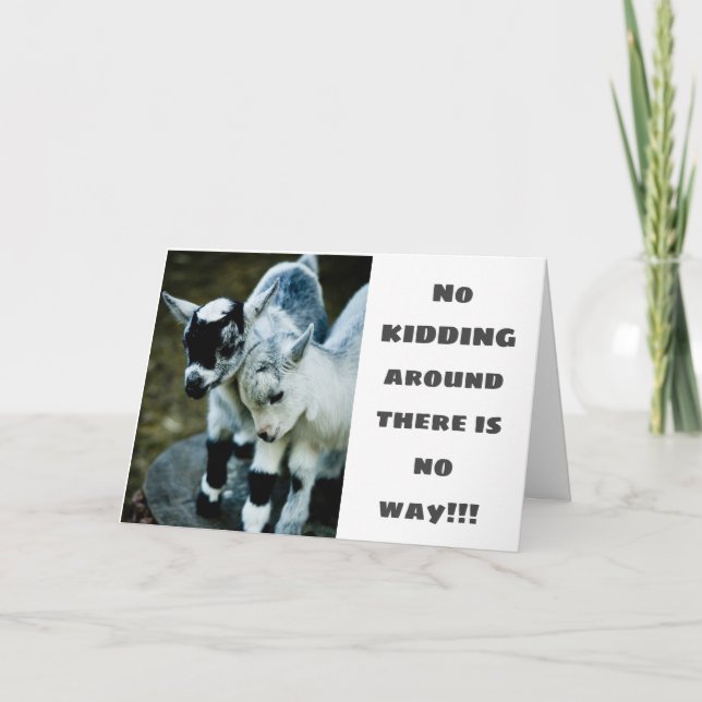 **80th** BIRTHDAY WISHES TO A "YOUNG KID" Card (Front)