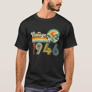 80th Born in 1946 Funny Men Women 80 Year Old T-Shirt