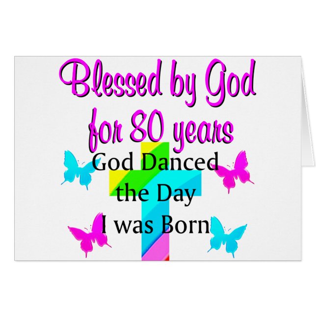 80TH GOD LOVING (Front Horizontal)