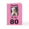 80th Oh No! Birthday Funny Grumpy Girl Card