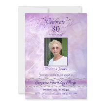80th Surprise Birthday Party Invitations
