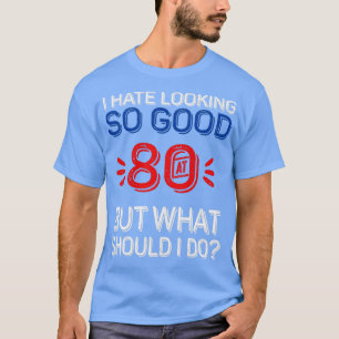 80th Wedding Anniversary For Him Her 80 Birthday F T-Shirt