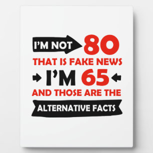 80th year old birthday gifts plaque