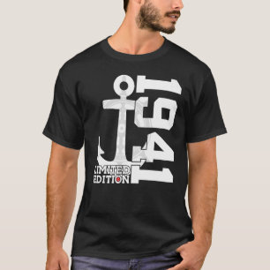 81 Year Capacity 1941 Sailor 81st Birthday T-Shirt