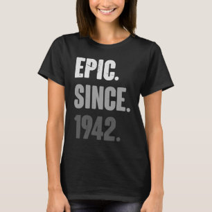 81 Years Old Vintage 1942 Birthday 81st Decorati T-Shirt