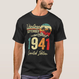 81 Yr Old Vintage September 1941  81st T-Shirt