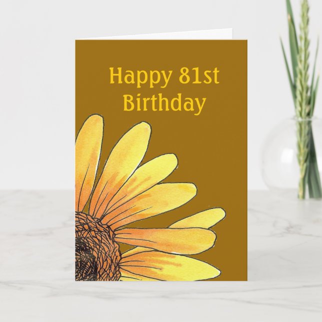 81st Birthday Card (Front)