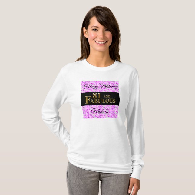 81st Birthday  T-Shirt (Front Full)