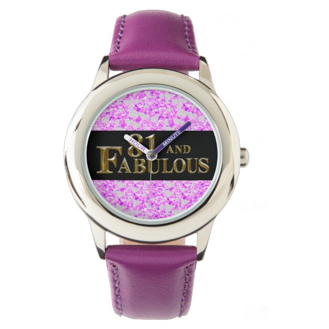 81st Birthday  Watch (Front)