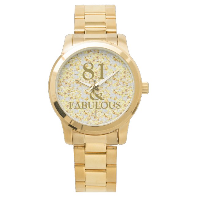 81st Birthday  Watch (Front)